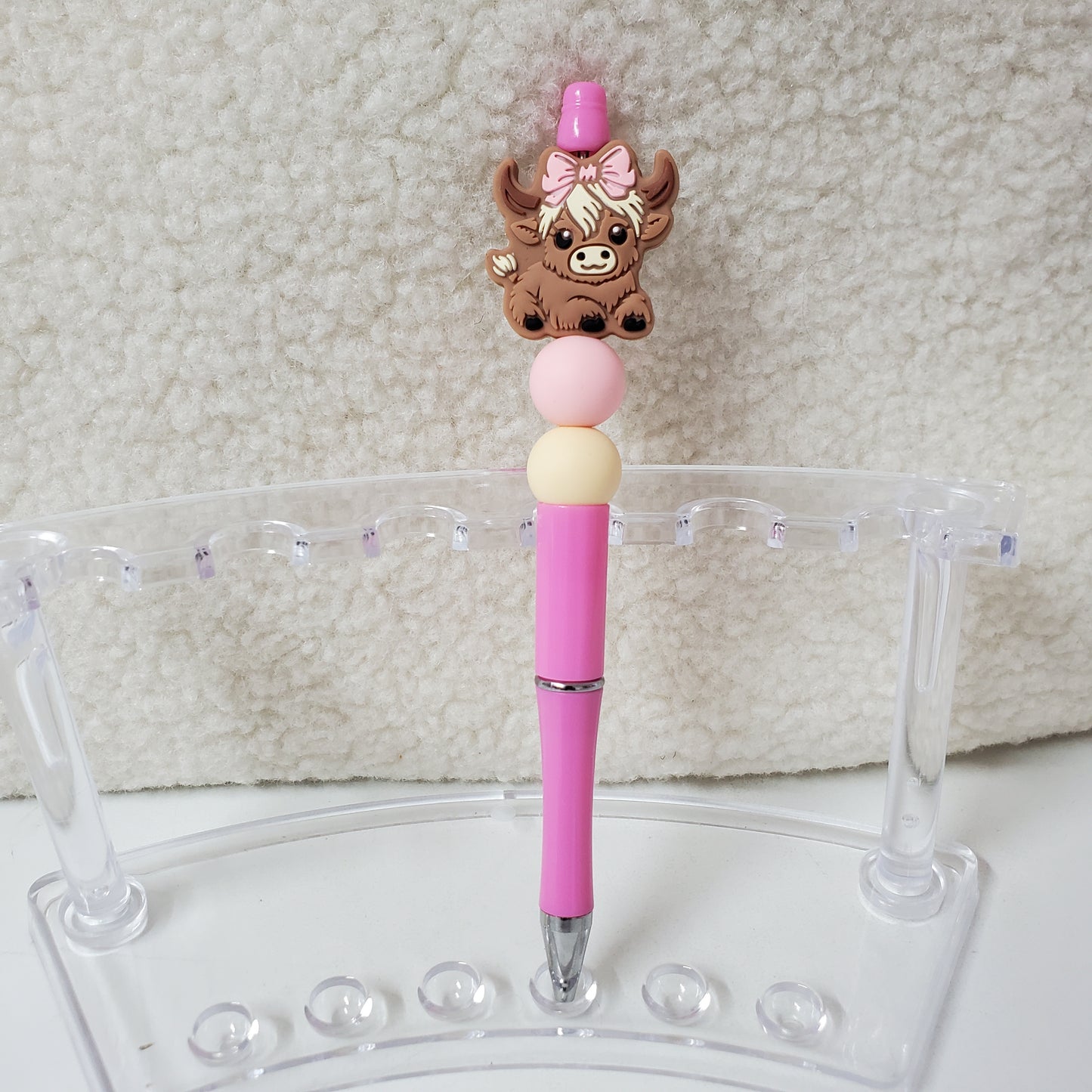Cute Cow Bead Pen