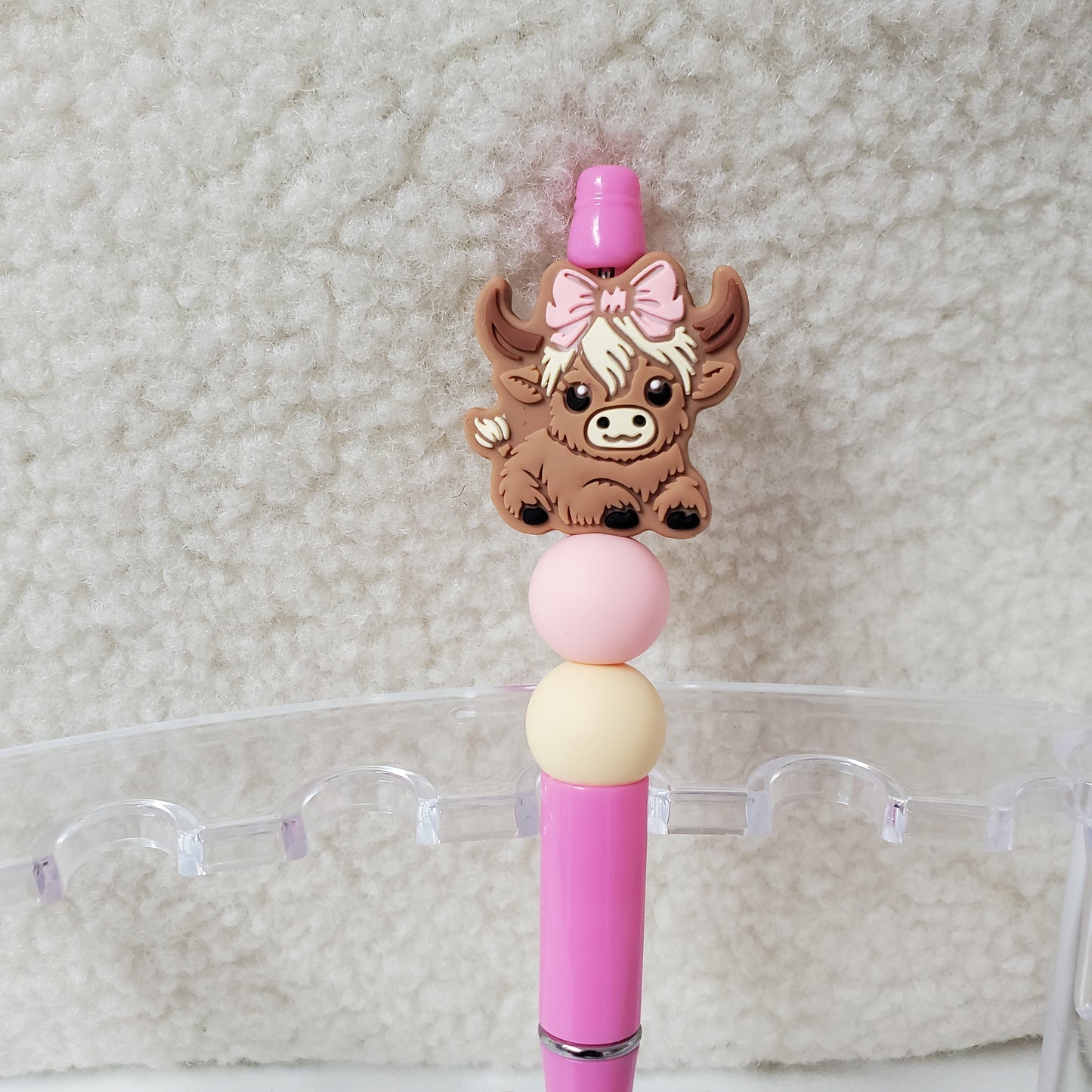 Cute Cow Bead Pen